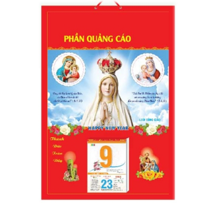 Lich công giáo treo tường block